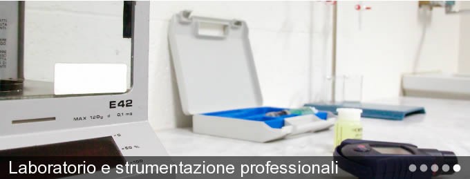 Laboratorio e strumentazione professionali