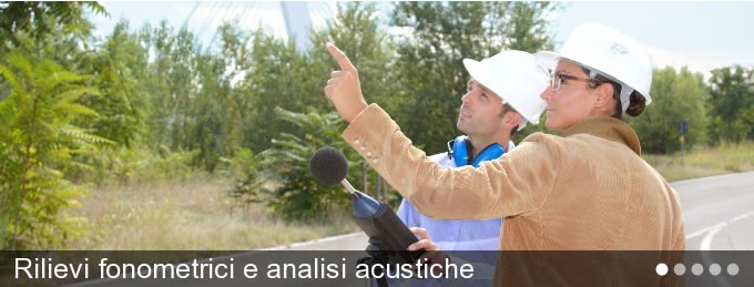 Rilievi fonometrici e analisi acustiche